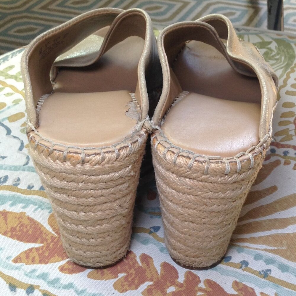 Franco Sarto "Tiffany" "7" Platforms, Leather, Boho, Chic, Leather, Girlhoodcore - Picture 3 of 7